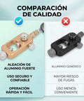 Quality comparison of Scuba Valve Adapter 4500 Psi Fill Station With Hose For HPA Tank Refilling System aluminum vs generic material