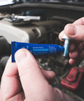 Applying Blue Medium Strength Threadlocker For Quick Vibration Control And Leakage Prevention Seals And Prevents Rust On Threads