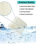 2 Pack 1043 Humidifier Wick Filter Replacement That Fits AIRCARE EP9800 EP9700 EP9500 EP9R800 EP9R500 with water splash illustration
