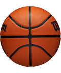 Official DRV Series Basketball 27.5 Inch Size 5 in brown with rugged outdoor cover and NBA branding showing ultra grip detail