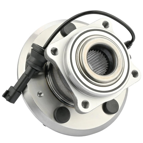 Rear Wheel Bearing And Hub Assembly Fits Chevy Equinox And GMC Terrain 2010 Through 2017 5 Lug With ABS Bolt On Drop In