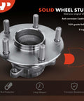 2 Rear Wheel Bearing And Hub Assembly 5 Lug For Honda Civic 2016-2021 And Insight 2019-2022 Ready To Roll, top view