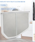 Stainless Steel Dryer Lint Filter Catcher Screen For Whirlpool Kenmore Maytag Replacement Part W10049360 8066170 with brush