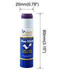 All Purpose Office Glue Sticks 6g Pack Of 30 Purple Goes On Dries Clear, vertical with dimensions in mm