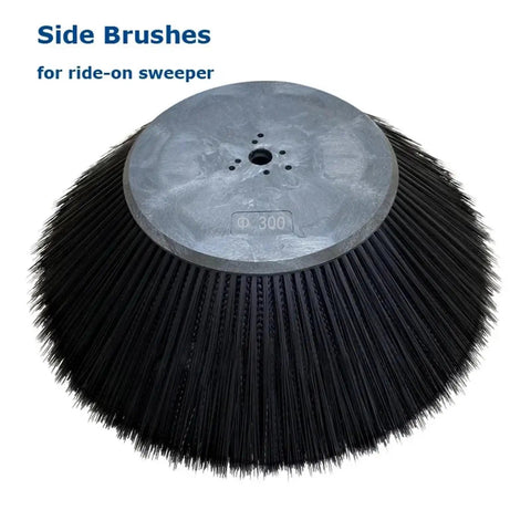 Ride-On Floor Sweeper Side Brush Replacement Part In Four Sizes D180 X400mm, D210 X450mm, D260 X500mm, And D130 X350mm. Heavy Duty Bristle Sweepers For Industrial Cleaning Equipment Keeps Your Sweeper Running Smooth.