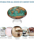 2 Pack Stainless Steel Cabinet Knobs With Screws For Kitchen Cabinets And Drawers Rust Resistant Durable Metal Drawer Pulls With Easy Install Modern Furniture Hardware, globe print