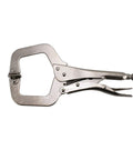 11 Inch Swivel Pad Locking C Clamp Pliers Set Of 10 Heavy Duty Heat Treated Steel With Nickel Plating For Rust Resistance