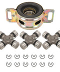 Drive Shaft Center Support Bearing Assembly And U-Joints Kit 372300K040 for Toyota Tacoma Tundra T-100 visibly detailed
