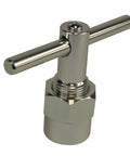 Cartridge Puller Tool For Posi Temp Tub And Shower Cartridges 1200 1222 1225 Pro Grade Removal Accessory With Easy Grip Silver Finish
