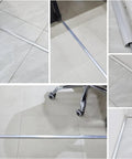 Aluminum Alloy Cable Raceway 36 Inch Self Adhesive Floor Cable Protector installed in office and conference room setting