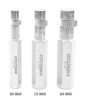Internal Pipe Extractor Set For Stuck Pipes In Plumbing And HVAC, Heavy Duty Steel Build, Includes 3/8 Inch, 1/2 Inch, And 3/4 Inch Extractors