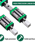Heavy Duty HGR20 1000mm Linear Guide Rail Kit With 4 HGH20CA Blocks, high precision carbon steel construction for CNC use