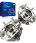 512344 Pair Rear Wheel Bearing Hub Assemblies Exact Replacement For Honda CR-V 2007-2011 FWD, Crosstour 2012-2015, Accord Crosstour 2010-2011