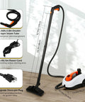 Powerful 1800W steam cleaner with 320F high temp and 5 bar pressure for car detailing with 1.8L water tank and accessories