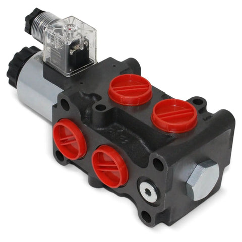 Hydraulic Multiplier Selector Diverter Valve With Joystick Handle For Easy Add Ons Like Grapples Snow Plows Snow Blowers And Augers
