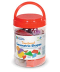 Jar of Translucent Geometric Shapes For Light Table Play Hands On Math Manipulatives For Kindergarten And Early Learners