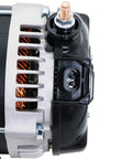 Side view of New 150 Amp Alternator For Chevy Silverado 1500 2500 3500 Suburban GMC Sierra 2014 to 2019 Tahoe 2015 to 2019 Yukon