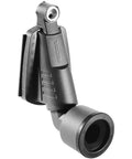 Drilling Dust Nozzle With Built In Metric Scale For CT Vac Systems, 27 mm Hose Compatible, angled view of nozzle and scale