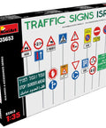 Dope One Thirty Five Scale Israel Traffic Signs Model Kit Detailed Realistic Building Pieces For Dioramas And Military Displays