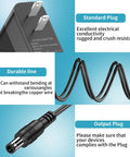 Close-up of Universal Power Cord For Elliptical And Cardio Machines Replacement Charger Cable with plugs and durability features