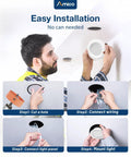 Installation steps for 12 Pack Sleek Two Inch Led Canless Recessed Ceiling Lights With No Sweat Adjust 5Cct Color Temp Ic Rated Ultra Thin Flush Mount Downlight.