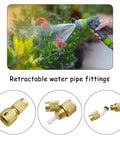 Fix Leaks Easy With This Heavy Duty Aluminum Expandable Garden Hose Repair Kit Featuring Rugged Metal Connectors And Female Male Tap Adapters For Reliable Outdoor Water Maintenance Without Breaking The Bank Today brass hose connector kit for garden watering