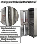 Heavy Duty Forty Tier Food Dehydrator With Stainless Steel Mesh Trays and Adjustable Digital Timer For Curing Fruit Beef Jerky Fresh Herbs And Green Peppers Big Boy Capacity Setup that Includes Transparent Observation Window