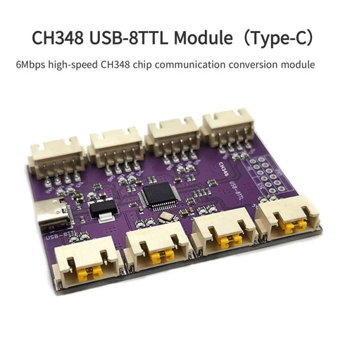 USB 8 Port Expansion Hub For Automation And Tech Setups Hot Swappable Plug And Play With 6 Mbps Speed Multi Device Connectivity multi-port board