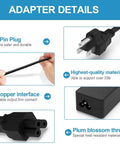 12V Replacement Power Cord For Mini C300 C400 Series WiFi Card Reader And Flex C401U Cradle K400 Starter Kit Base Power Cord Supply