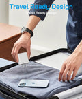 Man packing 4 Pack 20W USB C Fast Chargers With 6 Foot MFi Certified Cables For iPhone 14 13 12 11 Pro Max in suitcase