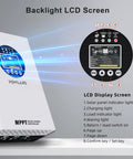 120A MPPT Solar Charge Controller With Auto Sensing 12V To 96V For AGM Gel Lithium Batteries LCD Display close-up