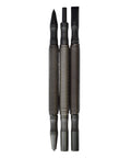 Hammerless Three Piece Tool Set with center punch, prick punch, cold chisel hammer, and hinge pin remover for DIY projects.