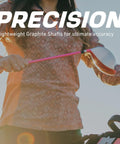 Ladies Left or Right Handed Golf Club Set For Regular And Petite Fits, golfer holding fairway wood with lightweight shaft