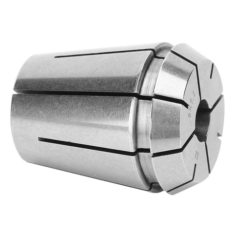Super Durable ER32 Spring Collet Chuck for Precision CNC Milling And Drilling With Dust Blocking Design And 10 mm Clamping Range For Heavy Duty Industrial Engraving Machine Accessory, shown from the side.