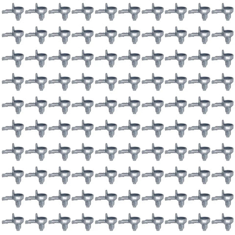 100 Pack Zinc Alloy Cabinet Shelf Pegs For Easy Install No Tools Needed Replacement Pins For Kitchen Shelves Bookshelves And Storage Areas Durable Smooth Turning Shelf Supports That Make Replacing Spares A Breeze arranged in grid formation