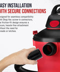 Connecting Heavy Duty Vacuum Hose Replacement Extension For Wet And Dry Vacuums Tough As Nails Crushproof Industrial Grade