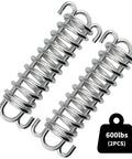 Two Beefy Heavy Duty Porch Swing Springs 300Lb Each For Hammock Chairs Hanging Chairs Patio Swings And More 600Lb Total Support