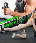 Gym use of hand gripper and ankle straps with Lat Pulldown Attachments Set For Home Gym With Curl Pulldown Bar, Tricep Rope