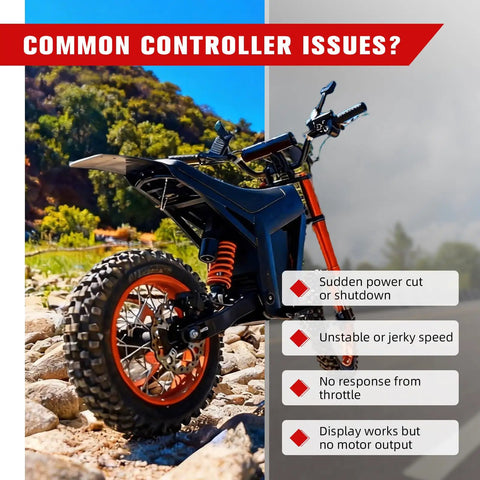 48V Ebike Controller For TUTTIO Soleil 01 With M Button Display, Brushless Electric Dirt Bike Control Module, Direct Replacement Box, Wiring Harness Not Included