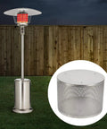 Stainless Steel Go To Burner Net Cover Replacement Emitter Screen For Gas Patio Heaters 10 Inch By Three Quarter Inch Fittings