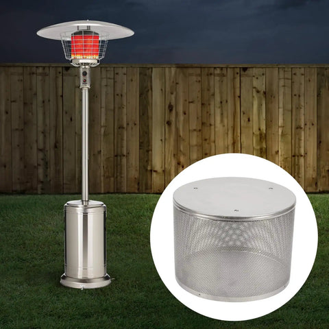 Stainless Steel Go To Burner Net Cover Replacement Emitter Screen For Gas Patio Heaters 10 Inch By Three Quarter Inch Fittings