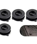 4 Pack Car Floor Mat Clips Set Durable Plastic Interior Fasteners Anti Slip Mats Retainers Universal Fit For Most Vehicles Easy Install