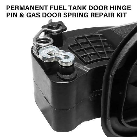 Close-up of Permanent Fuel Tank Repair Kit With Fuel Door Hinge Pin And Gas Door Spring For 2019-2025 Silverado Sierra