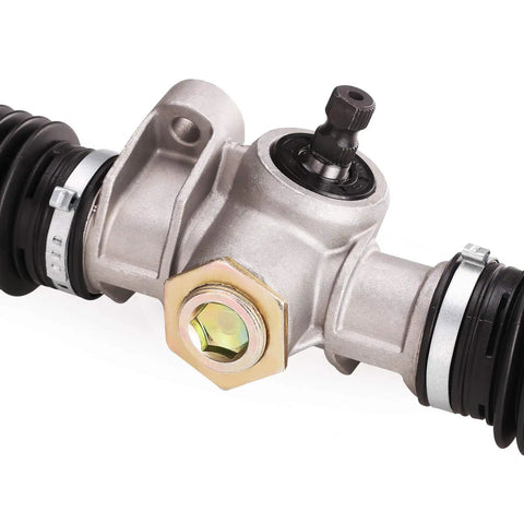 Close-up of Club Car Precedent Golf Cart Steering Gear Box Assembly 2004 Up Rack and Pinion Replacement for Gas and Electric Models OEM 1022886-01 103679701