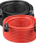 10AWG 50 Feet Solar Panel Extension Cable With Waterproof Male And Female Connectors For RV Boat Car And Home Use