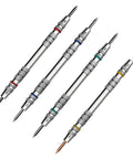 Premium Mohs Hardness Test Kit 2 to 9 Scale With 4 Testing Pencils And Glass Plate For Rock Hounds Gem Nerds And Geology Buffs Lab Grade Precision Quick Mineral ID And Accurate Hardness Readings, four pencils