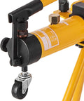 Heavy Duty Manual Hydraulic Pipe Bender For Steel Copper And Refrigeration Tubing 1/4 To 1 Inch Range showcasing quick release bracket detail.