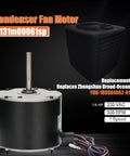 1/4 HP Condenser Fan Motor Replacement For Goodman Central AC Units 208 230V 1 Speed 830 RPM Permanently Sealed 3 Wire