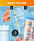 Complete 17 Parameter Drinking Water Test Strips With Two Bacteria Detection Kits For Home Well Tap And Floodwater Testing instructions