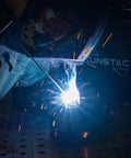 E6013 1 8 Inch Carbon Steel Welding Rods 5 Lb Stick Electrodes Arc Welding Supplies with titanium oxide coating in use